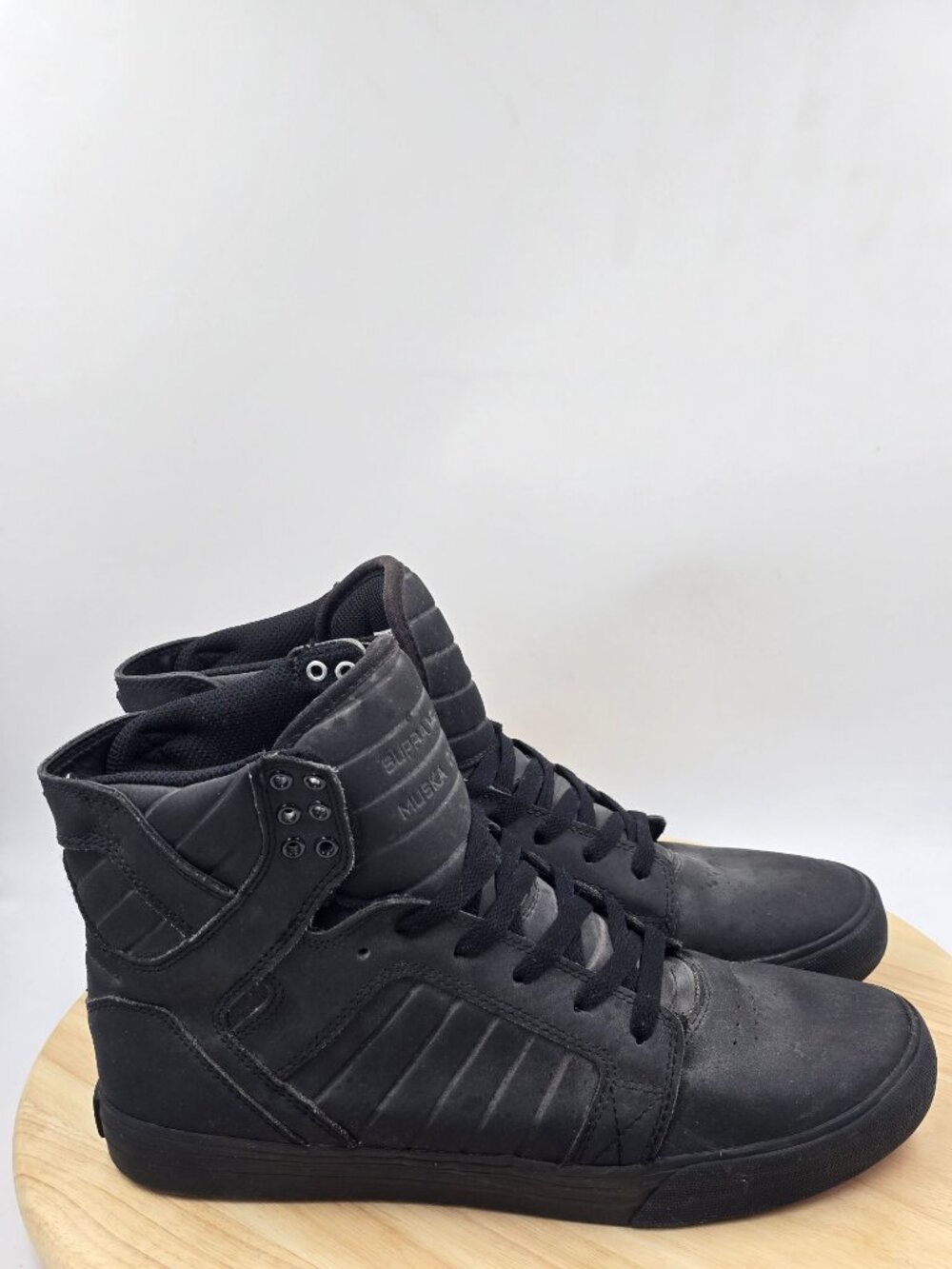 Rare SUPRA SKYTOP Muska 001 Black Red Carpet Skate Skateboard Shoes Mens 10.5